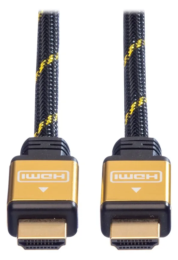 ROLINE Gold HDMI High Speed Cable with Ethernet - HDMI mit Ethernetkabel - HDMI (M), Ansicht 3