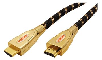 ROLINE Gold HDMI Ultra HD with Ethernet - HDMI mit Ethernetkabel - HDMI (M) von LumaTech