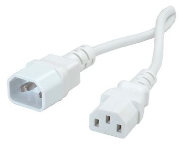ROLINE GREEN Kaltg.-Verb.kabel C14/C13 LSOH 3m weiß - Kabel - 3 m von LumaTech