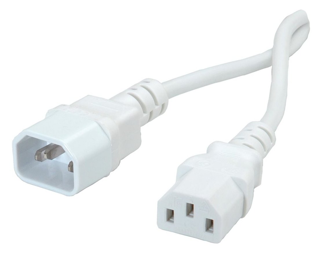 ROLINE GREEN Kaltg.-Verb.kabel C14/C13 LSOH 3m weiß - Kabel - 3 m