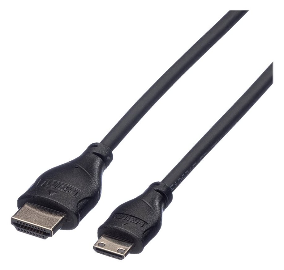 ROLINE HDMI High Speed Cable with Ethernet - HDMI mit Ethernetkabel - mini HDMI (M)
