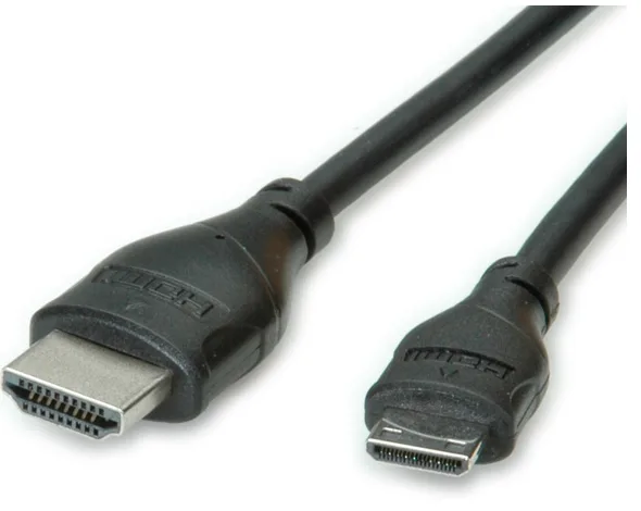 ROLINE HDMI High Speed Cable with Ethernet - HDMI mit Ethernetkabel - mini HDMI (M), Ansicht 2