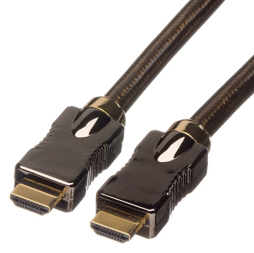 ROLINE HDMI mit Ethernetkabel - HDMI männlich bis HDMI männlich, Ansicht 2