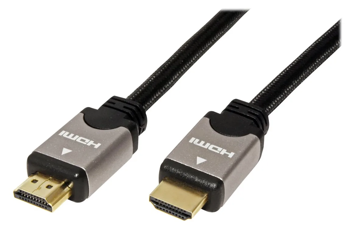 ROLINE HDMI mit Ethernetkabel - HDMI männlich bis HDMI männlich, Ansicht 3