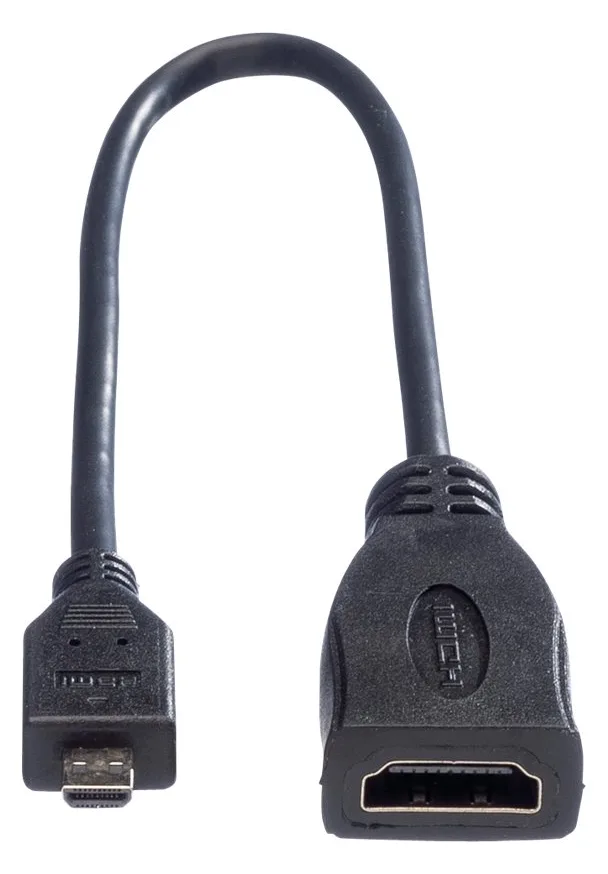 ROLINE HDMI mit Ethernetkabel - mikro HDMI (M), Ansicht 3