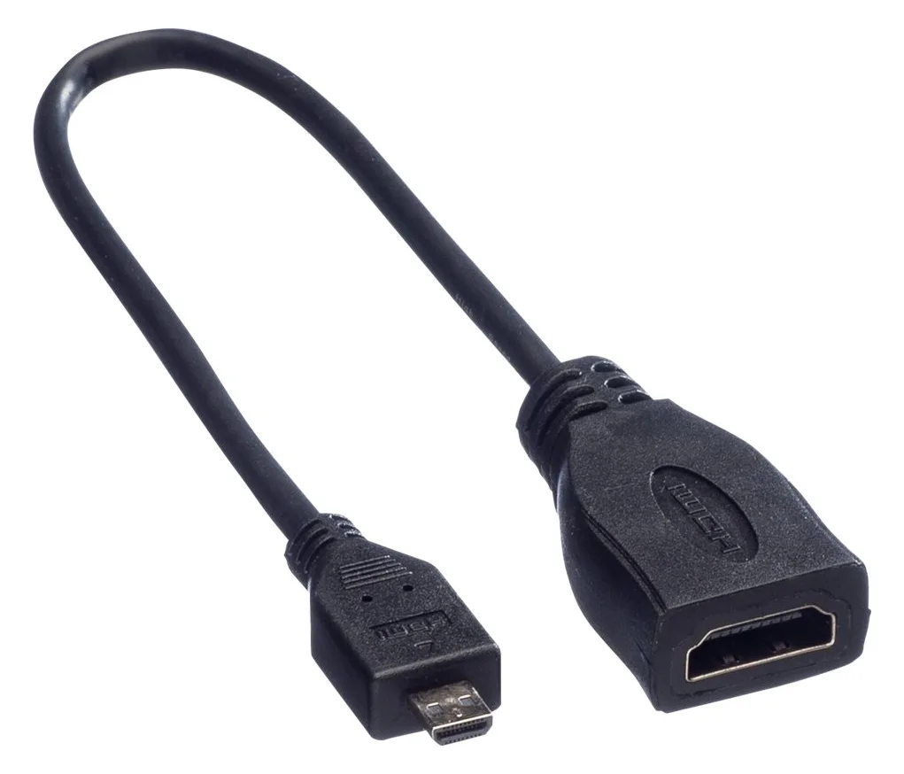 ROLINE HDMI mit Ethernetkabel - mikro HDMI (M), Ansicht 4