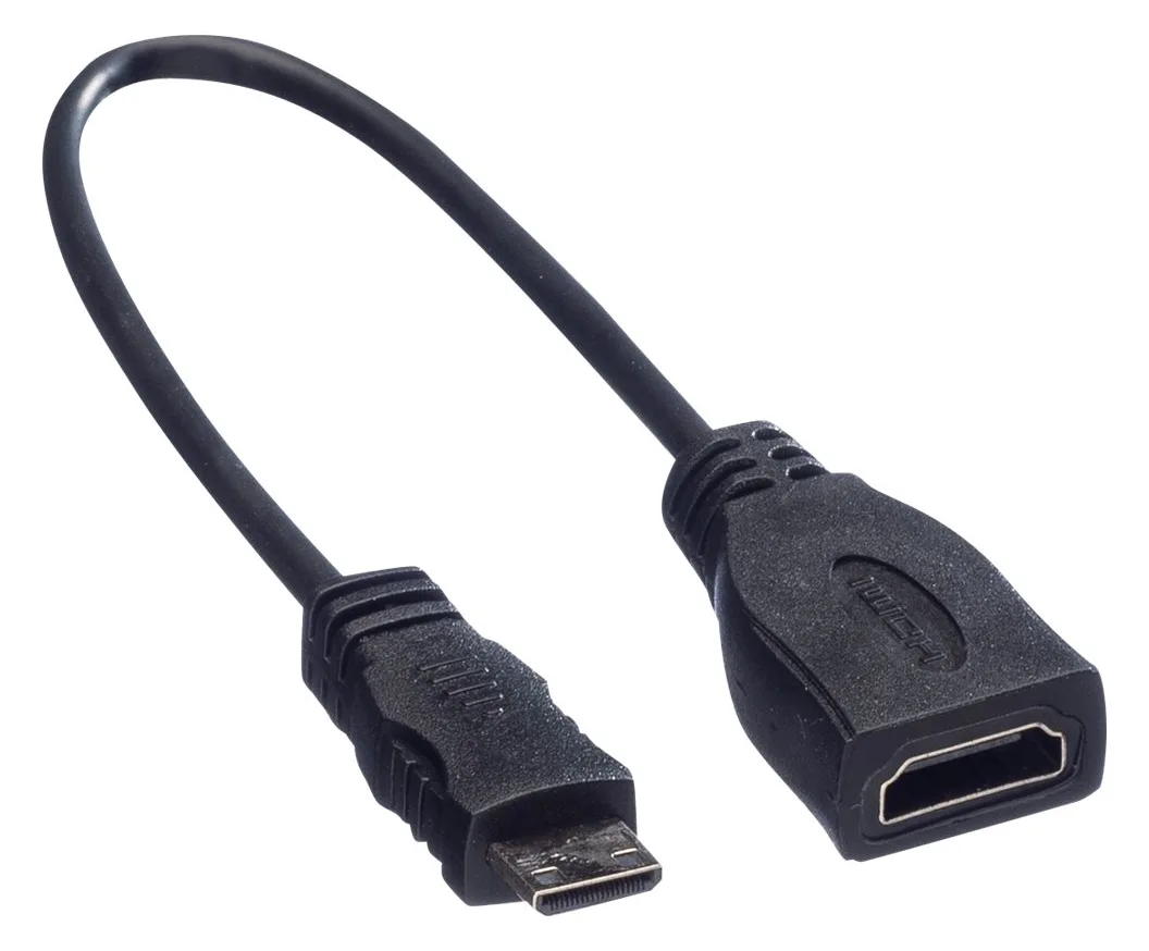 ROLINE HDMI mit Ethernetkabel - mini HDMI (M), Ansicht 3