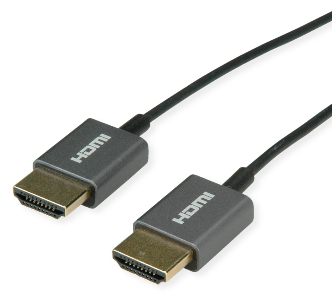 ROLINE HDMI-Koaxialkabel ultraschlank 4K60 ST/ST - Kabel - Digital/Display/Video von LumaTech