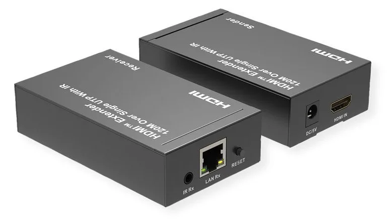 ROLINE HDMI-Verlängerung via IP 1080P 120m mit IR - Digital/Display/Video, Ansicht 2