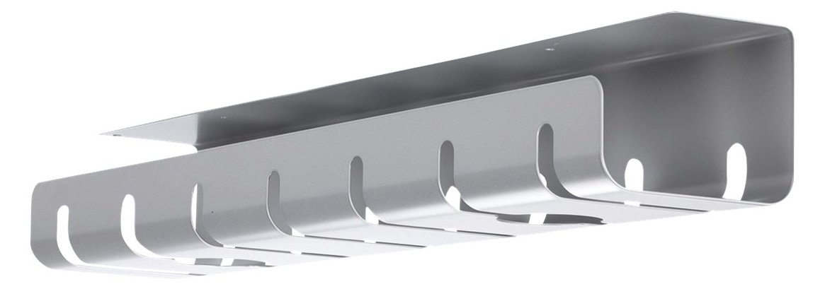 ROLINE Kabel - Organizer - unter Tisch montierbar - Silber (Packung mit 2)