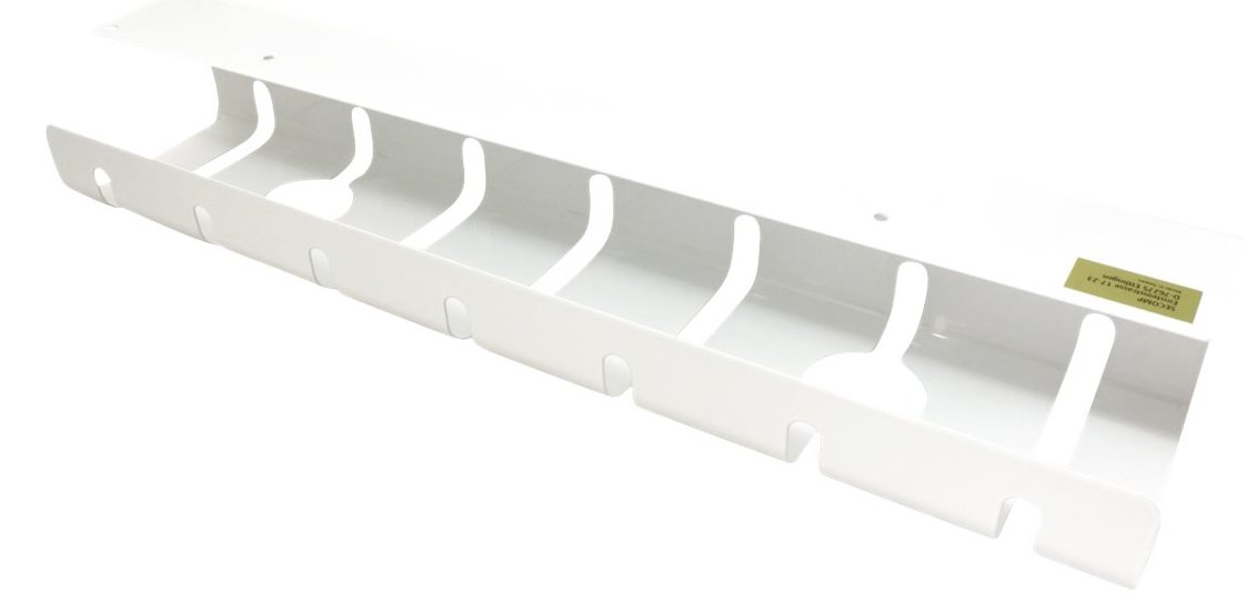ROLINE Kabel - Organizer - unter Tisch montierbar - weiß (Packung mit 2)