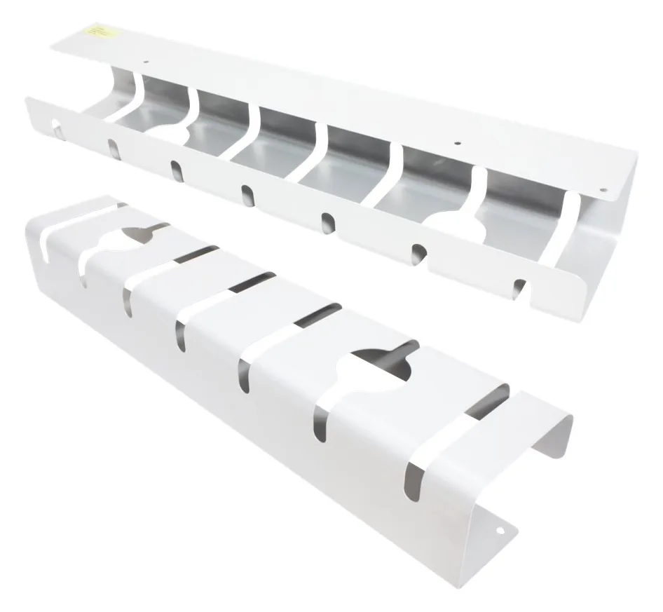 ROLINE Kabel - Organizer - unter Tisch montierbar - weiß (Packung mit 2), Ansicht 3