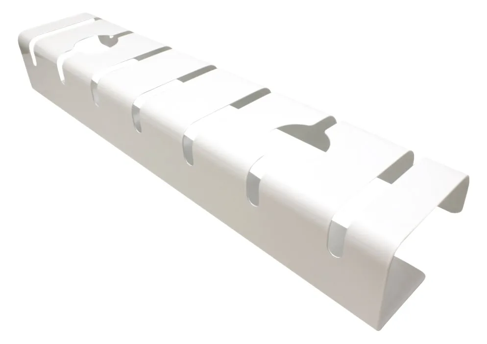 ROLINE Kabel - Organizer - unter Tisch montierbar - weiß (Packung mit 2), Ansicht 4