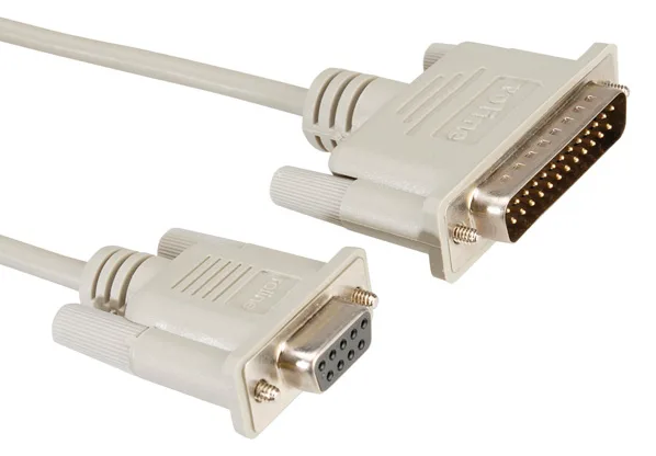 ROLINE Kabel seriell - DB-9 (W) zu DB-25 (M), Ansicht 2