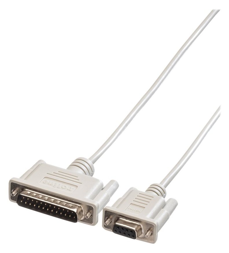 ROLINE Kabel seriell - DB-9 (W) zu DB-25 (M) von LumaTech