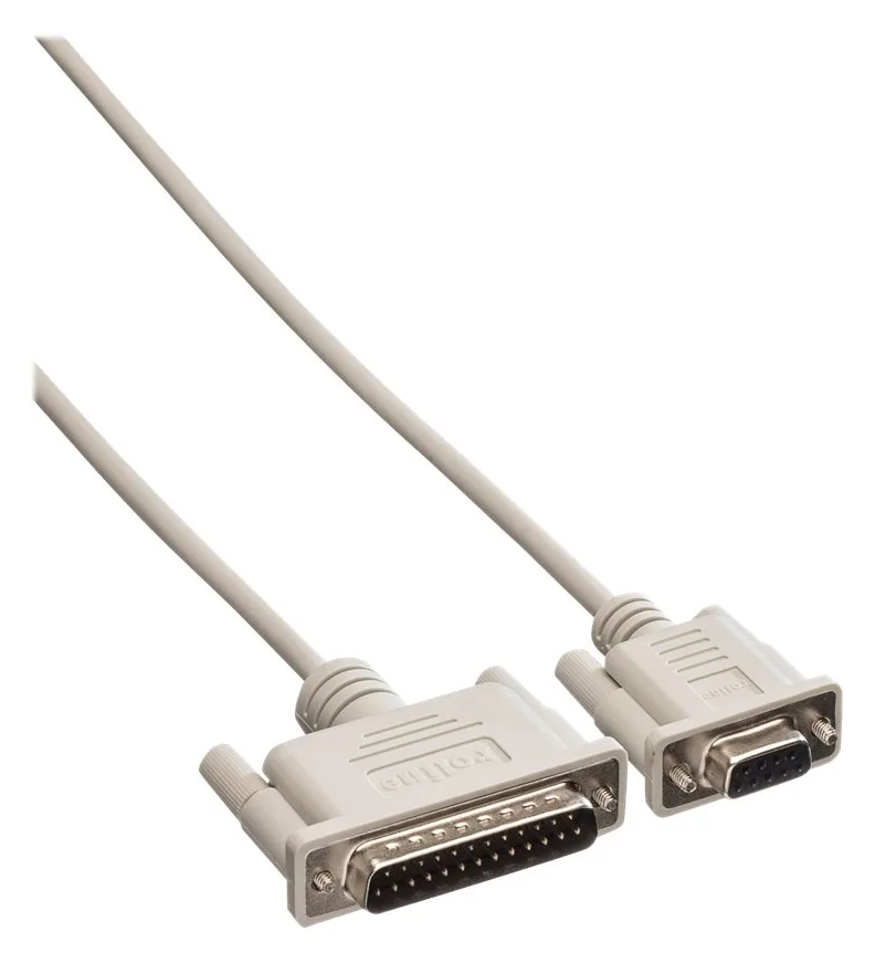 ROLINE Kabel seriell - DB-9 (W) zu DB-25 (M), Ansicht 4