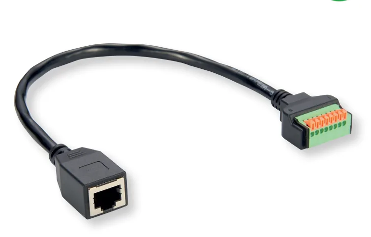 ROLINE Kabel-Adapter RJ45 BU - Push- Terminal Block - Adapter - Netzwerk, Ansicht 2