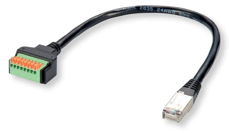 ROLINE Kabel-Adapter RJ45 ST - Push- Terminal Block - Adapter - Netzwerk, Ansicht 2