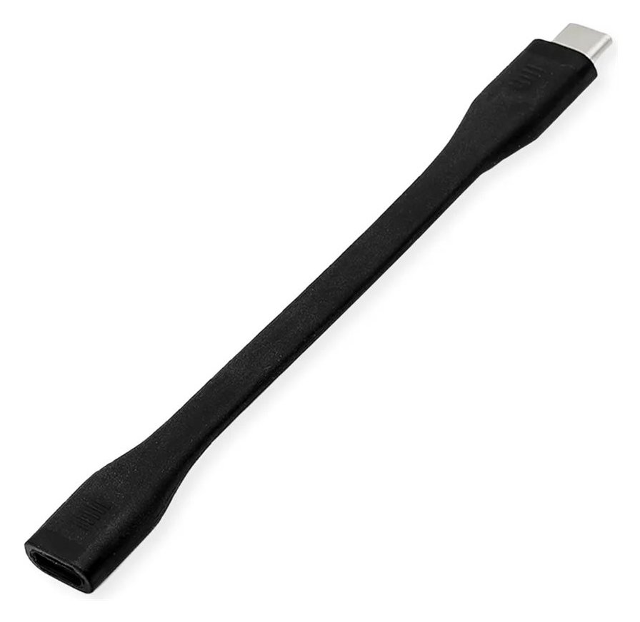 ROLINE Kabeladapter USB4 Gen3x2 40Gbit/C-C ST/BU Flach - Kabel - Digital/Daten von LumaTech