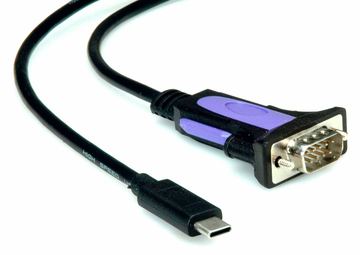 ROLINE Konverter-Kabel USB-C - DB9 RS232 m.FT232RL - Kabel - Kabel - Digital/Daten von LumaTech