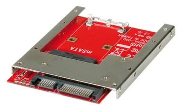 ROLINE Laufwerksschachtadapter - 2,5 zu mSATA (6,4 cm zu mSATA) von LumaTech