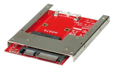 ROLINE Laufwerksschachtadapter - 2,5 zu mSATA (6,4 cm zu mSATA)