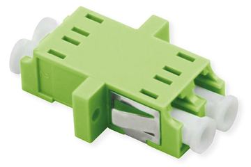 ROLINE LC-Duplex-Gehäuse OM5 mit Flansch Keramik Hülse - Multimode-Faser - Duplex von LumaTech