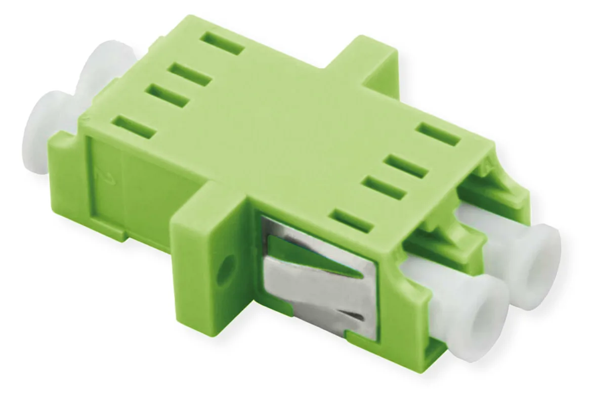 ROLINE LC-Duplex-Gehäuse OM5 mit Flansch Keramik Hülse - Multimode-Faser - Duplex, Ansicht 2