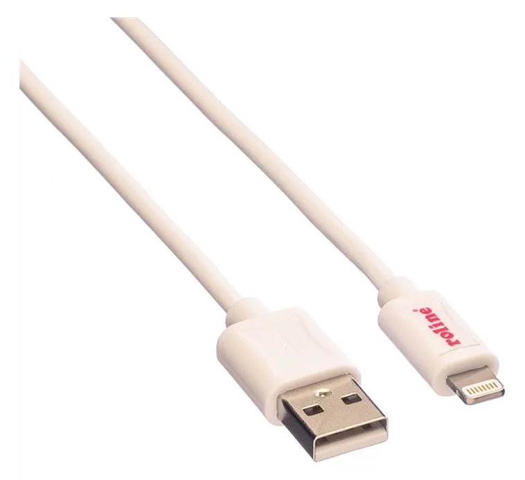 ROLINE Lightning-Kabel - Lightning (M) bis USB (M), Ansicht 4