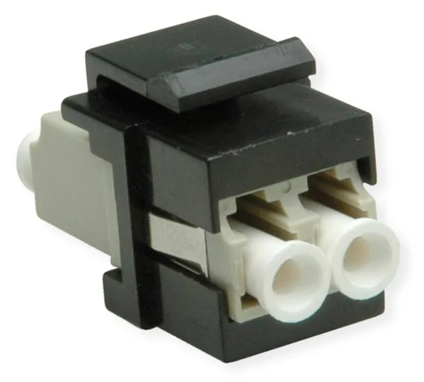 ROLINE LWL Keystone LC/LC Duplex Multimode - Multimode-Faser - Duplex, Ansicht 3