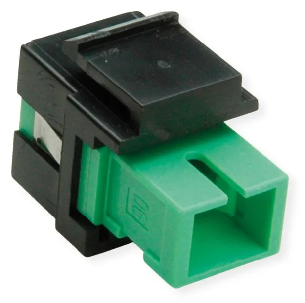 ROLINE LWL Keystone SC/SC Simplex Single Mode OS2 APC - Single- bzw. Monomode-Faser, Ansicht 3