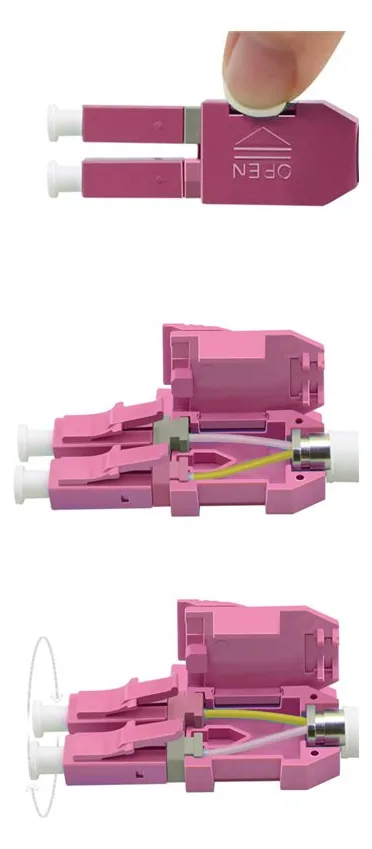 ROLINE LWL-Kabel UNIBOOT Multimode 50/125µm OM4 LC Duplex 7m - Kabel - Multimode-Faser, Ansicht 4