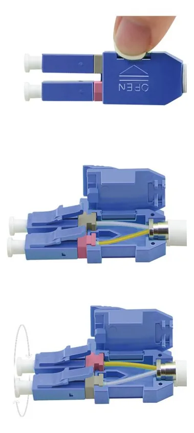 ROLINE LWL-Kabel UNIBOOT Single Mode 9/125µm OS2 LC Duplex 0.5m - Kabel - Single- bzw. Monomode-Faser, Ansicht 4