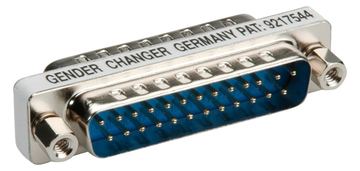 ROLINE Mini - Serieller / paralleler Gender Changer - DB-25 (M) von LumaTech