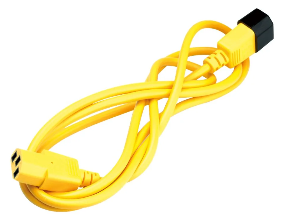 ROLINE Monitor Power Cable - Spannungsversorgungs-Verlängerungskabel - Gelb, Ansicht 3