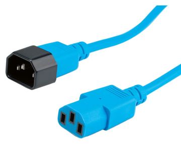 ROLINE Monitor Power Cable - Spannungsversorgungs-Verlängerungskabel - Blau von LumaTech