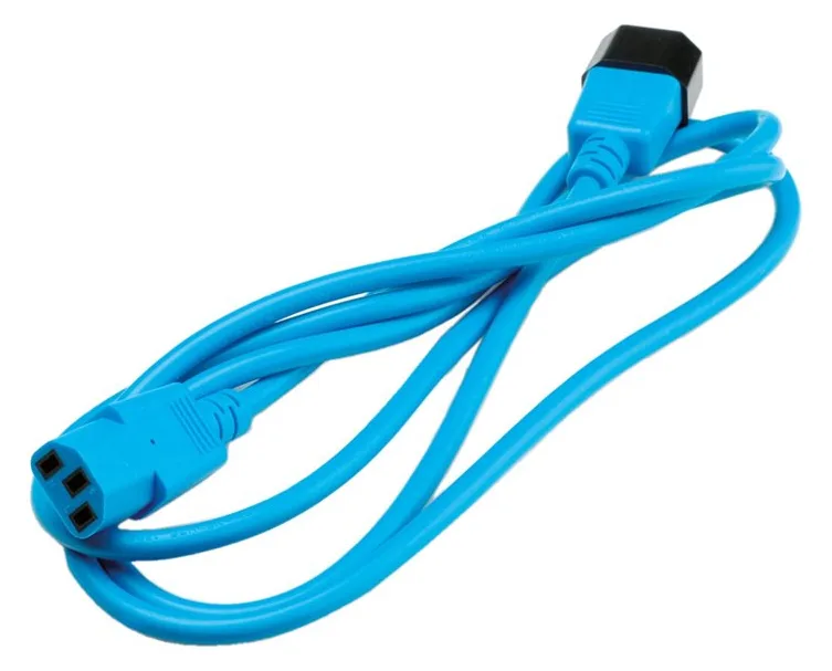 ROLINE Monitor Power Cable - Spannungsversorgungs-Verlängerungskabel - Blau, Ansicht 4