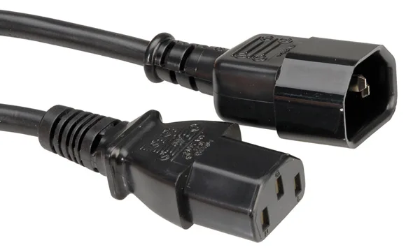 ROLINE Monitor Power Cable - Spannungsversorgungs-Verlängerungskabel - Schwarz, Ansicht 4