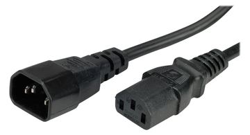 ROLINE Monitor Power Cable - Stromkabel - IEC 60320 C13 zu IEC 60320 C14 von LumaTech