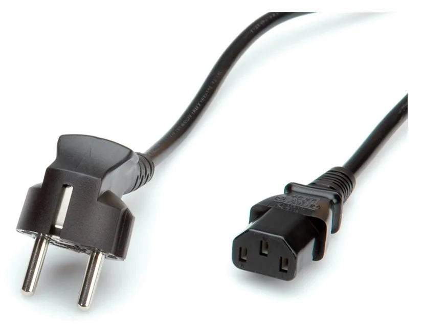 ROLINE Netzkabel CEE7/7 gewinkelt+ IEC-C13gerade 3x1.5mm2 3m - Strom/Netzteil - 3 m, Ansicht 3