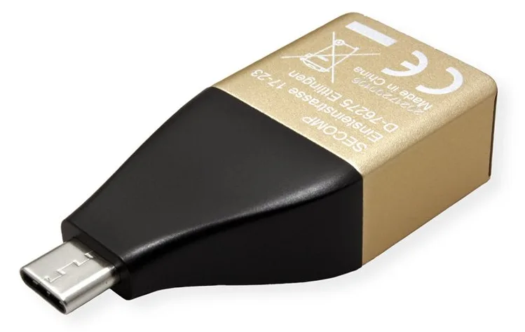 ROLINE Netzwerkadapter - USB-C 3.2 Gen 2 - Gigabit Ethernet, Ansicht 3