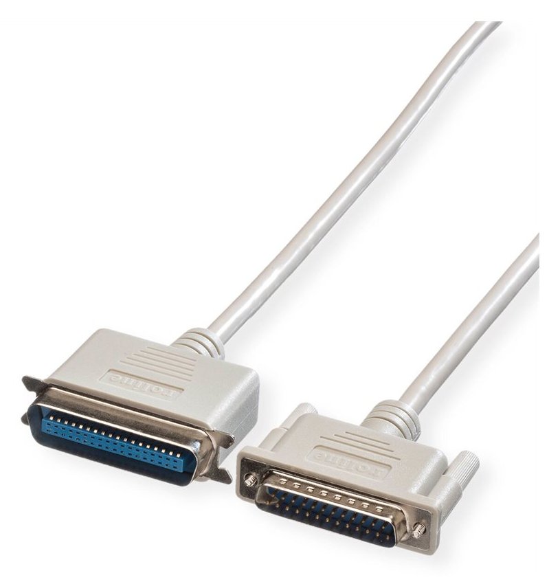 ROLINE Parallelkabel - DB-25 (M) zu Centronics 36-Polig (M)