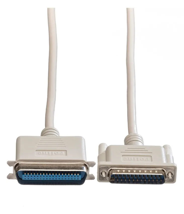 ROLINE Parallelkabel - DB-25 (M) zu Centronics 36-Polig (M), Ansicht 3