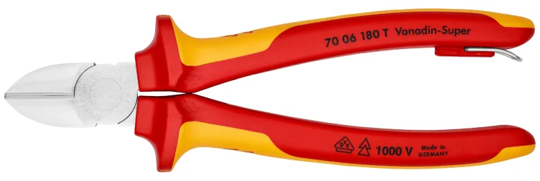 KNIPEX Seitenschneider - isoliert - 180 mm, Ansicht 3