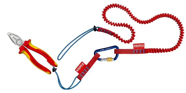 KNIPEX Set Werkzeug-Sicherungssystem mit Karabiner, Ansicht 2