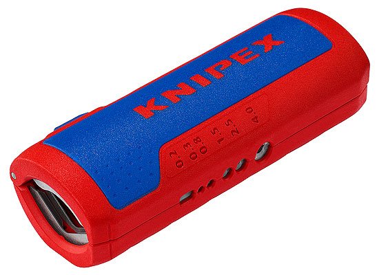 KNIPEX TwistCut - Rohrschneider - Blau - Rot - 1,3 cm - 100 mm - 47 g