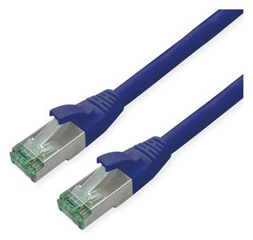 ROLINE RM S/FTP Patchkabel Kat6A/Kl.EA TPE blau 15m - FTP - PIMF von LumaTech
