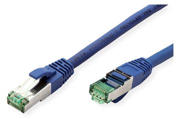 ROLINE RM S/FTP Patchkabel Kat6A/Kl.EA TPE blau 2m - FTP - PIMF von LumaTech