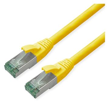 ROLINE RM S/FTP Patchkabel Kat6A/Kl.EA TPE gelb 0.5m - FTP - PIMF von LumaTech
