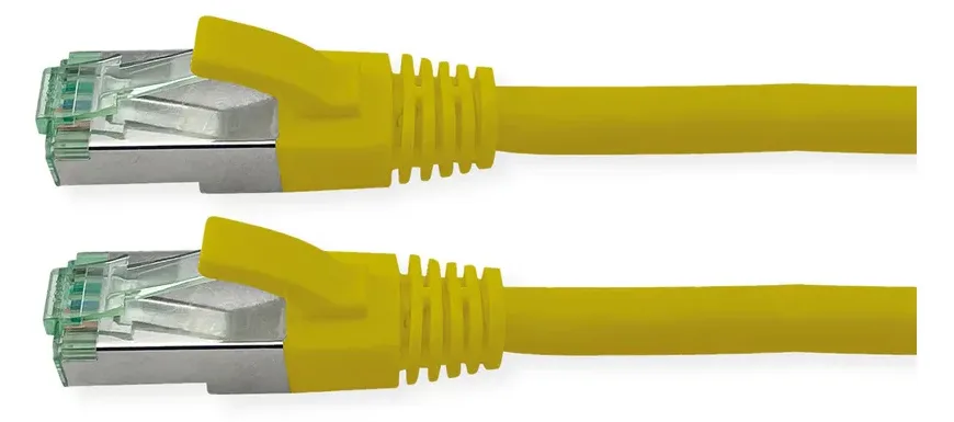 ROLINE RM S/FTP Patchkabel Kat6A/Kl.EA TPE gelb 2m - FTP - PIMF, Ansicht 3